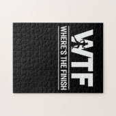 Puzzle Courir WTF Où est la blague finale du coureur (Horizontal)