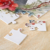 Puzzle Couronne de Noël festive de Schnauzer (Côté)