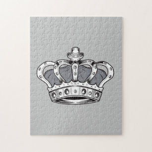 Puzzle Couronne - Gris