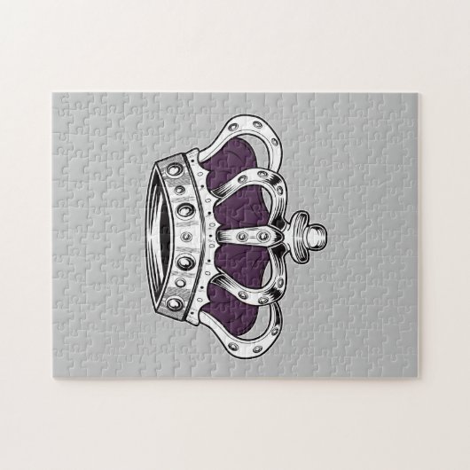 Puzzle Couronne - pourpre (Horizontal)
