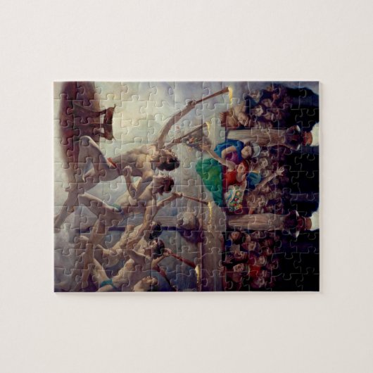 Puzzle Course à la flamme, Jeux olympiques grecs par N. C (Horizontal)