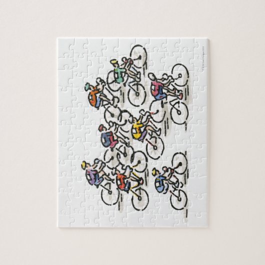 Puzzle Course à vélo (Vertical)