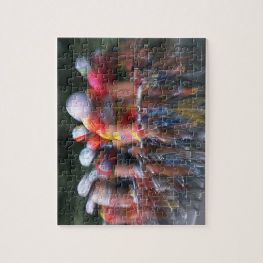 Puzzle Course à vélo sur route (Vertical)