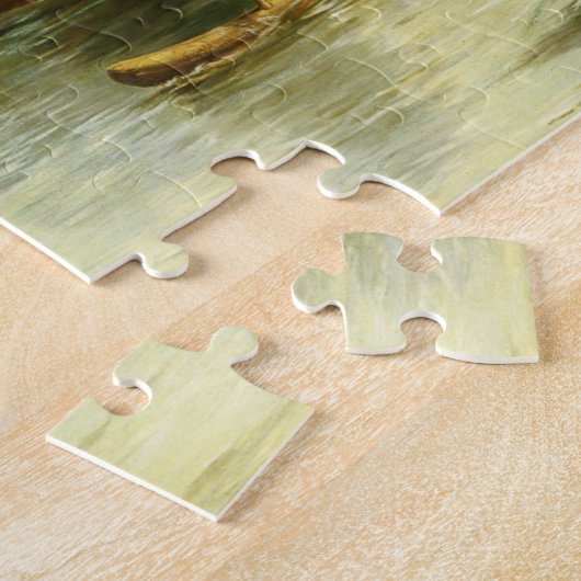 Puzzle Course au marché, Chevalier (Côté)