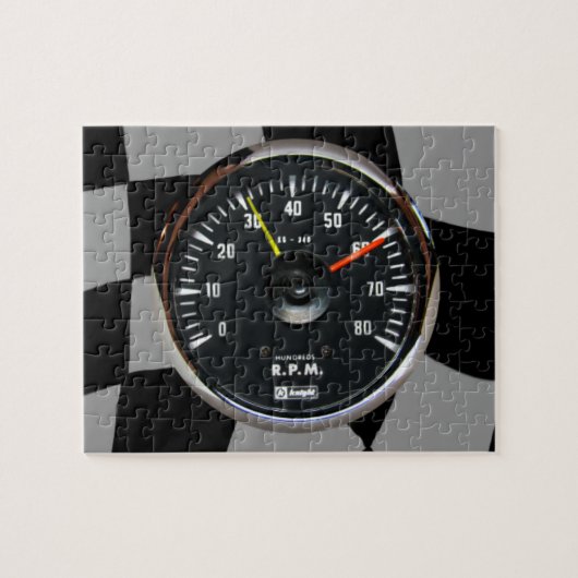 Puzzle Course automatique analogique vintage (Horizontal)