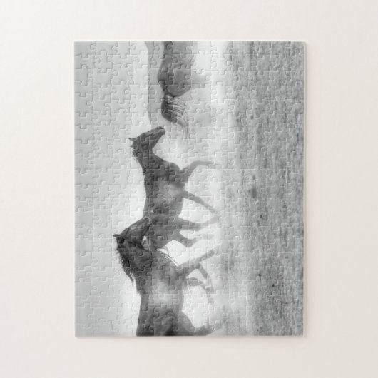 Puzzle Course de mustang (Vertical)