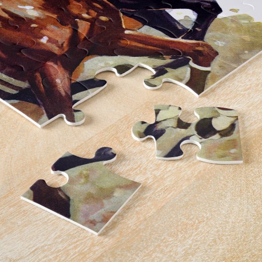 Puzzle Course de pur sang (Côté)