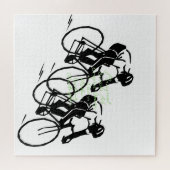 Puzzle Course de vélo (Horizontal)