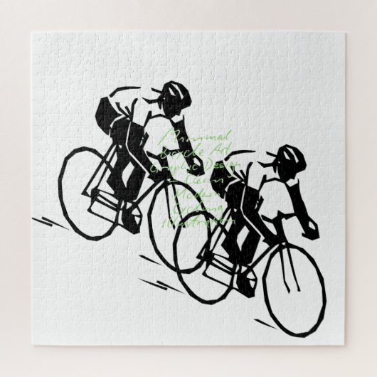 Puzzle Course de vélo (Vertical)
