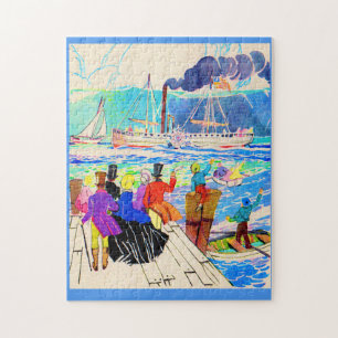 Puzzle course de yacht du 19e siècle