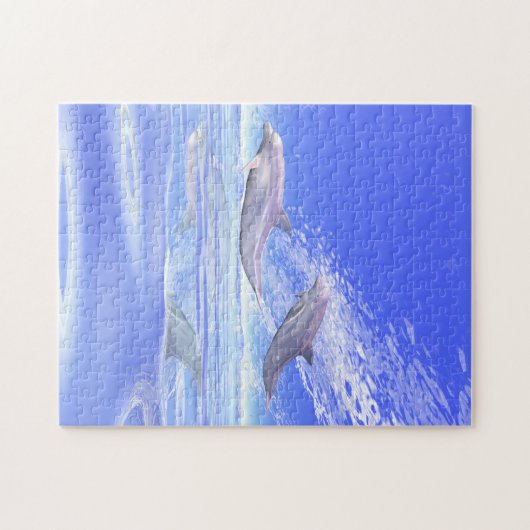 Puzzle Course des dauphins (Horizontal)