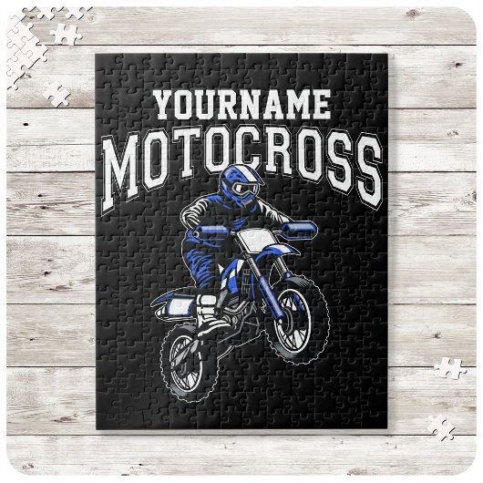 Puzzle Course Motocross Dirt Bike Rider personnalisée