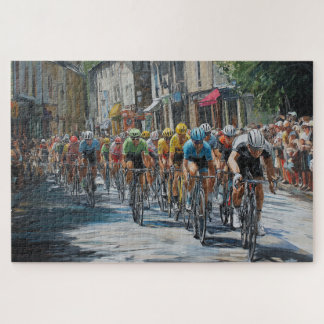 Puzzle Course sur route à vélo de route – Peloton en cycl