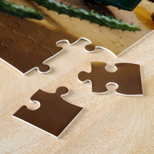Puzzle Courtyard Interior with Hanging Plants (Côté)