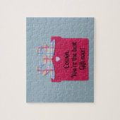 Puzzle Cousin, tu es le meilleur cadeau de tous les temps (Vertical)