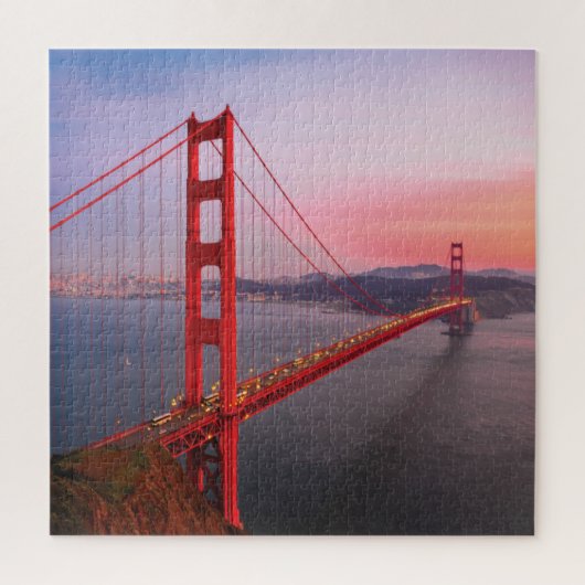 Puzzle coussin jeté pont Golden gate (Vertical)