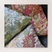 Puzzle Coussins brodés multicolores (Horizontal)