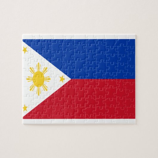 Puzzle Coût bas ! Drapeau de Philippines (Horizontal)