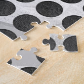 Puzzle Couvercles de trou en marbre noir (Côté)