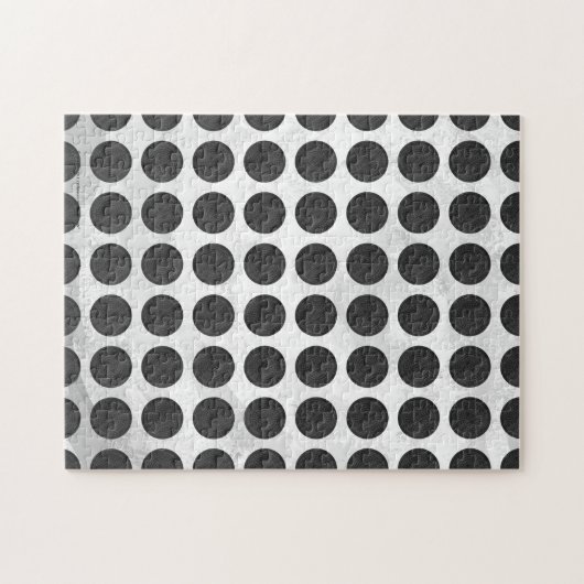 Puzzle Couvercles de trou en marbre noir (Horizontal)