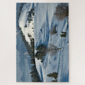 Puzzle couvert de neige de montagne Pittoresque (Vertical)