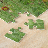 Puzzle - Couverture de fleurs (Côté)