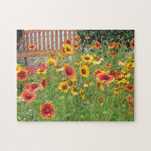 Puzzle - Couverture de fleurs (Horizontal)