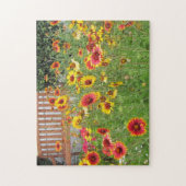 Puzzle - Couverture de fleurs (Vertical)