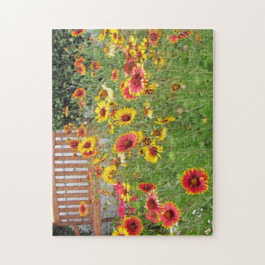 Puzzle - Couverture de fleurs (Vertical)
