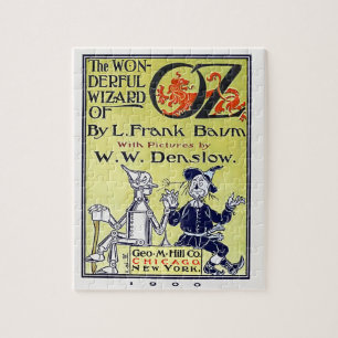 Puzzle Couverture de livre vintage du Magicien d'Oz
