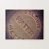 Puzzle Couverture de l'utilitaire d'eau St. Louis - 11x14 (Horizontal)