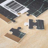 Puzzle couverture de magazine de mariage simple et minima (Côté)