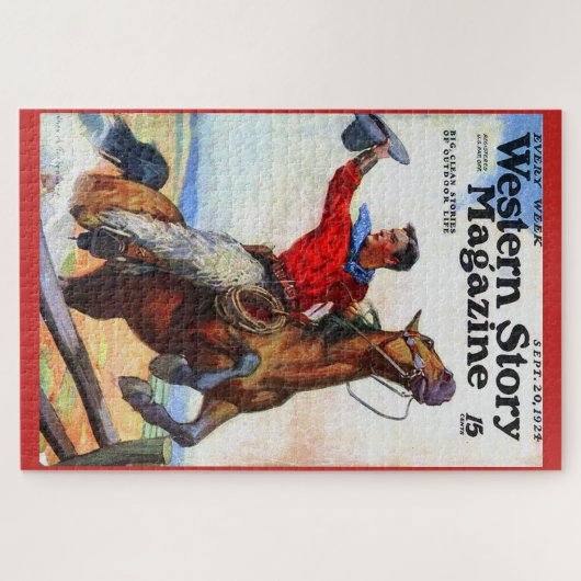 Puzzle Couverture de magazine occidentale de l'histoire (Horizontal)