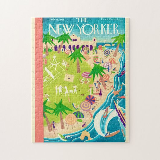 Puzzle Couverture du New Yorker Février 1928 - 11x14 (Vertical)