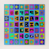 PUZZLE COUVERTURE LETTRE ALPHABET ENFANTS  (Horizontal)