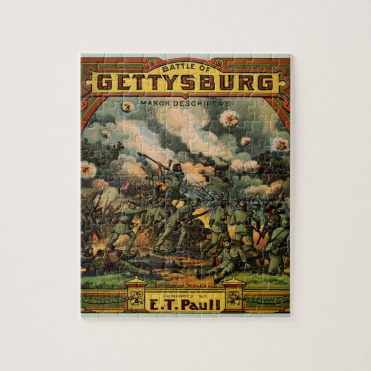 Puzzle Couverture musicale de la bataille de Gettysburg e (Vertical)