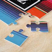 Puzzle Couverture personnalisée NAME Charro Cheval Serape (Côté)