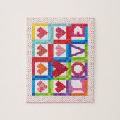 Puzzle Couvre-lit Heart Love (Vertical)