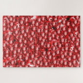 Puzzle covid rouge 19 (Horizontal)