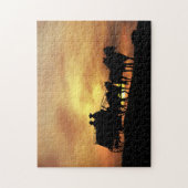 Puzzle Cow-boys et entraîneur de scène (Vertical)