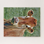 Puzzle COW Cute (Horizontal)