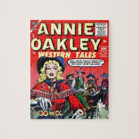 Puzzle Cow-girl Annie Oakley (Vertical)