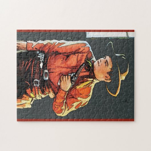 Puzzle Cowboy (Horizontal)