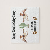 Puzzle Cowboy Anniversaire Rodeo Party (Vertical)