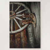 Puzzle Cowboy Boots (Vertical)