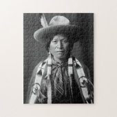 Puzzle Cowboy de Jicarilla Apache - Edouard S. Curtis (Vertical)