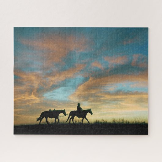 PUZZLE COWBOY ET CHEVAL (Horizontal)