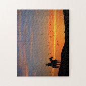 Puzzle Cowboy et Horse dans Sunset Western (Vertical)