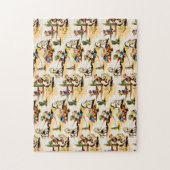 Puzzle Cowboy vintage Country Kids Pony Cactus (Vertical)