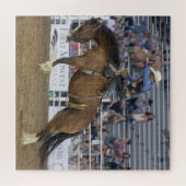Puzzle Cowboy Western Rodeo Bucse Horse Corral (Horizontal)